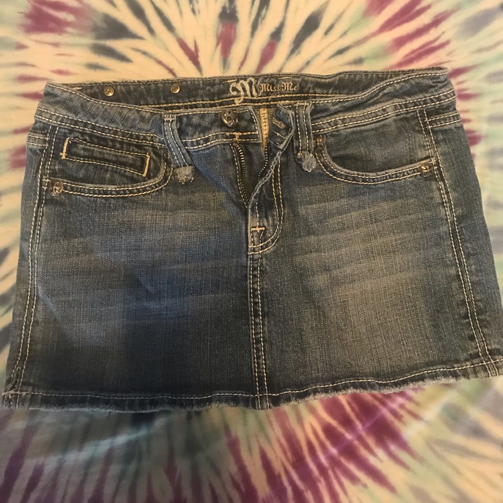 Miss Me Jean Skirt